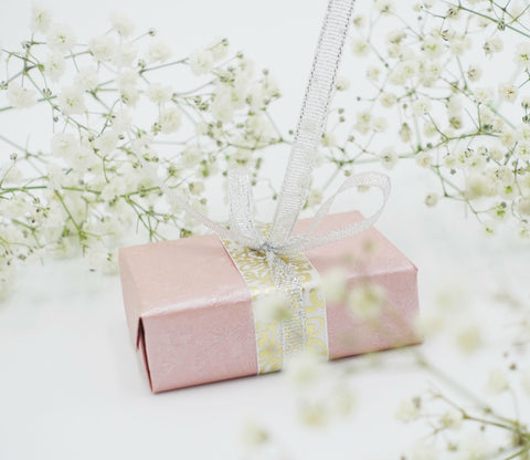 Peony Rose Gift Soap In Pink Wrap