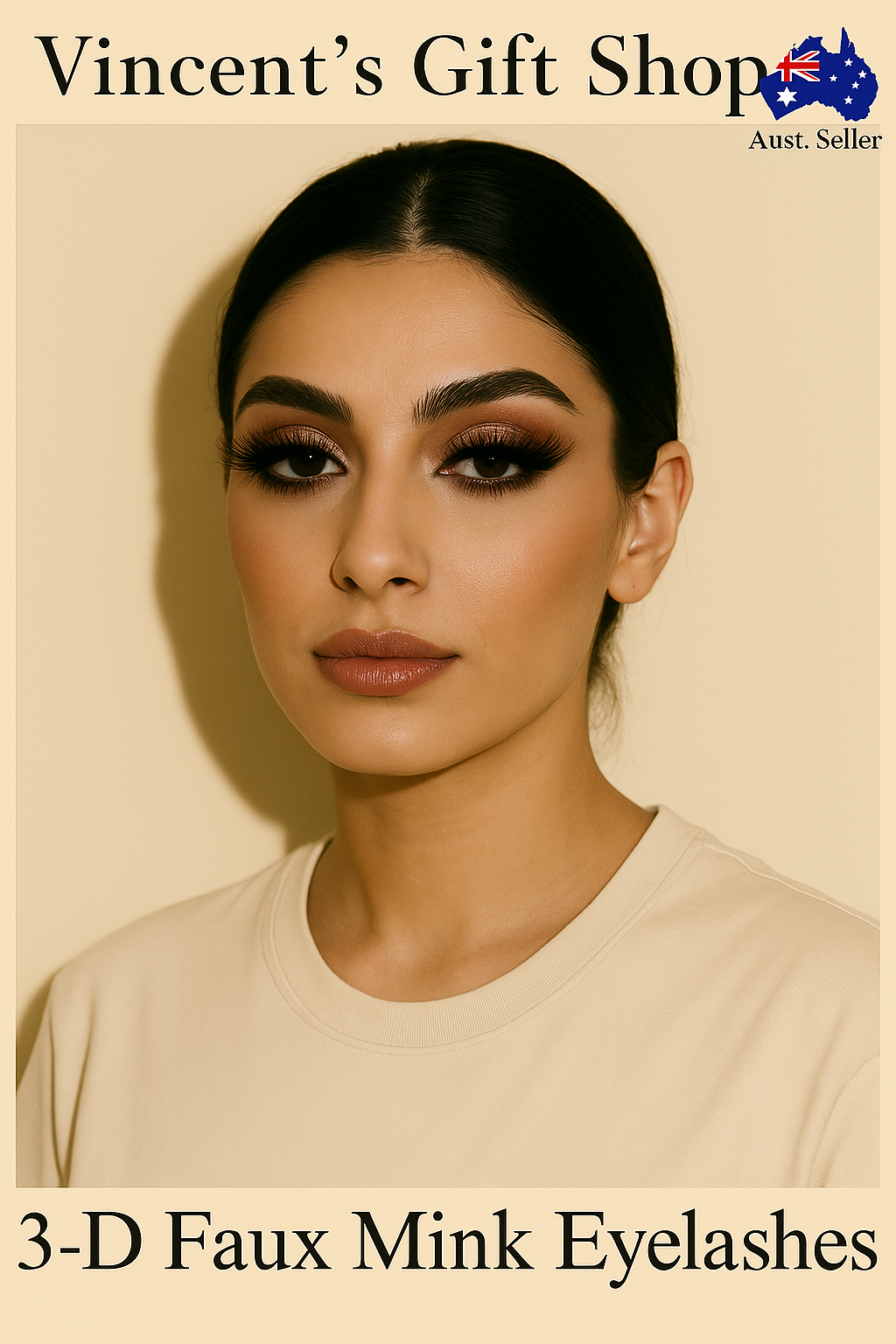Handmade 3D Faux Mink EyeLashes - Vincent Forrest Sydney - F213