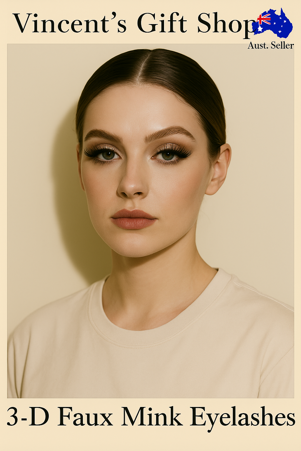 Handmade 3D Faux Mink EyeLashes - Vincent Forrest Sydney - F296