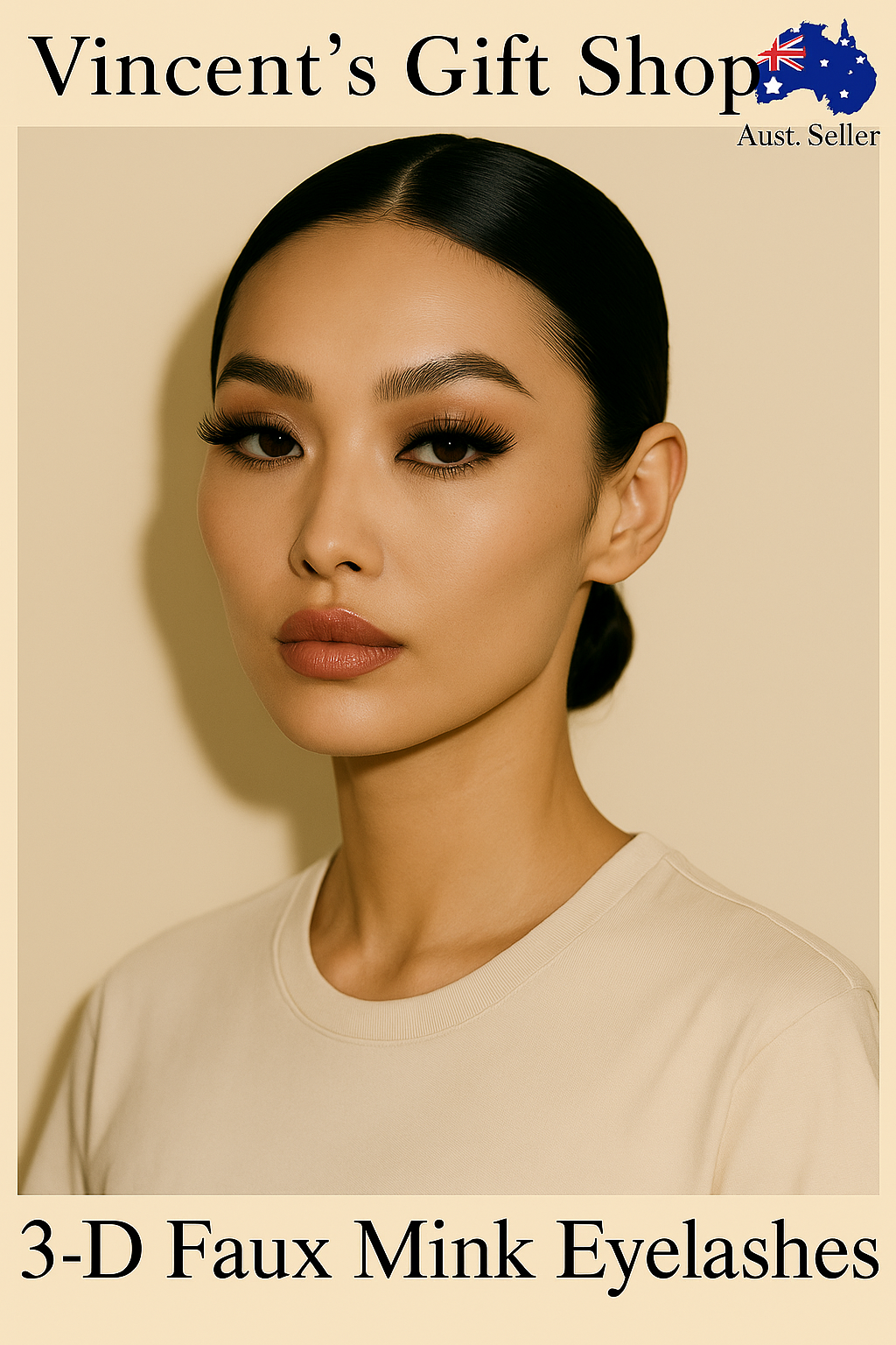 Handmade 3D Faux Mink EyeLashes - Vincent Forrest Sydney - F38