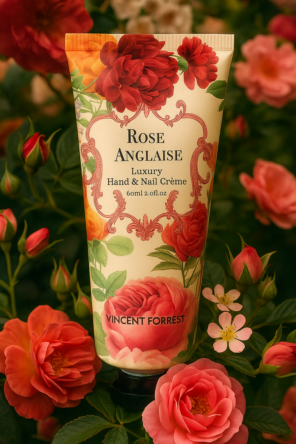 Rose Anglaise Vincent Forrest Hand & Nail Crème
