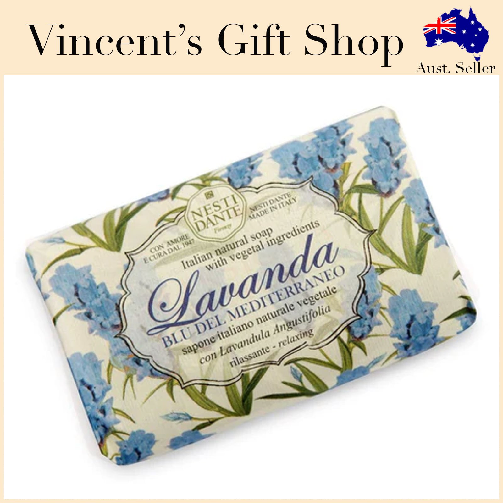 Nesti Dante Lavanda Blu del Mediterraneo Soap 250g