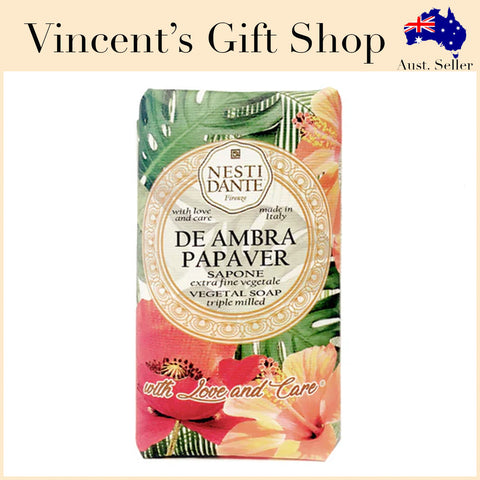 Nesti Dante De Ambra Papaver Soap 250g