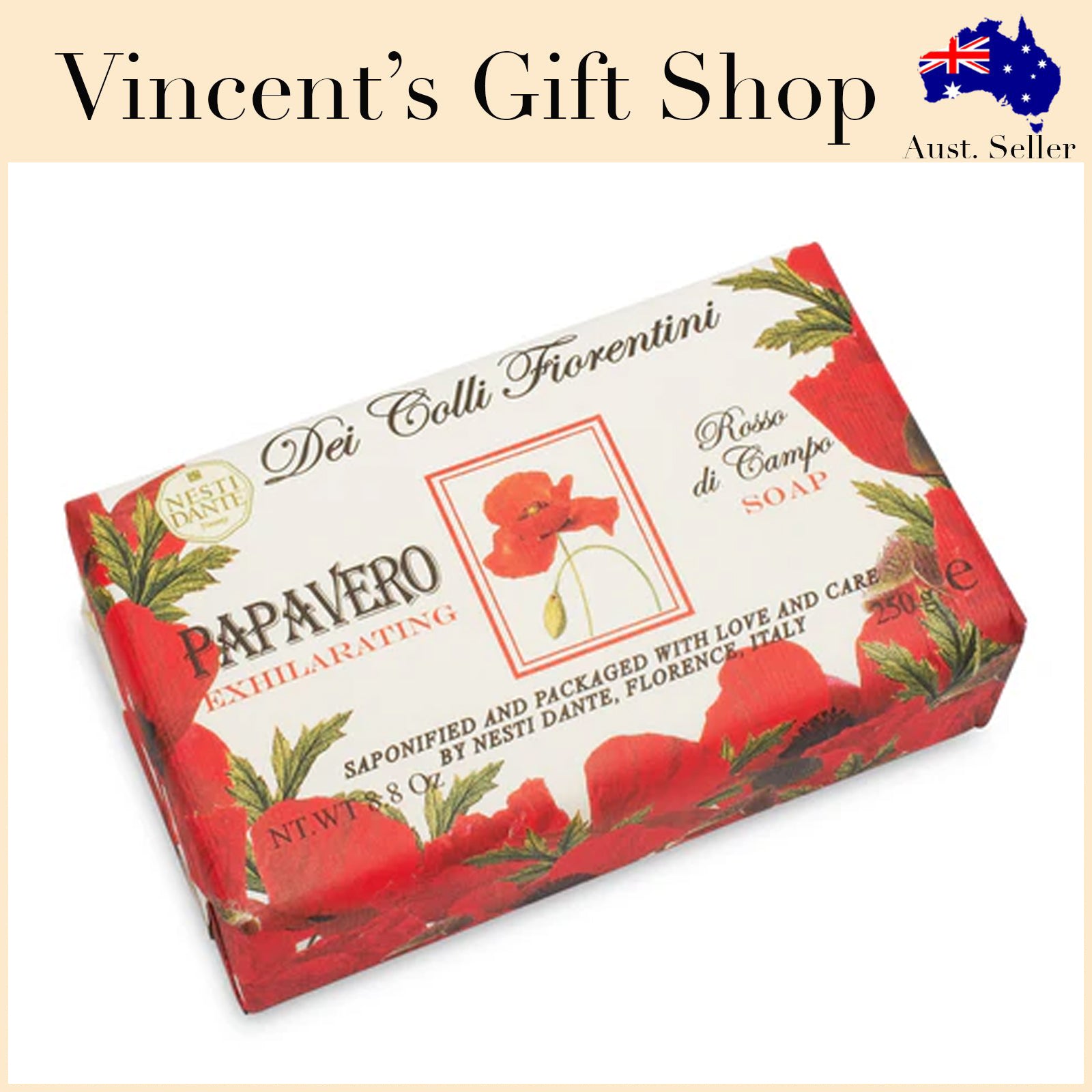 Nesti Dante Fiorentini Poppy Soap 250g