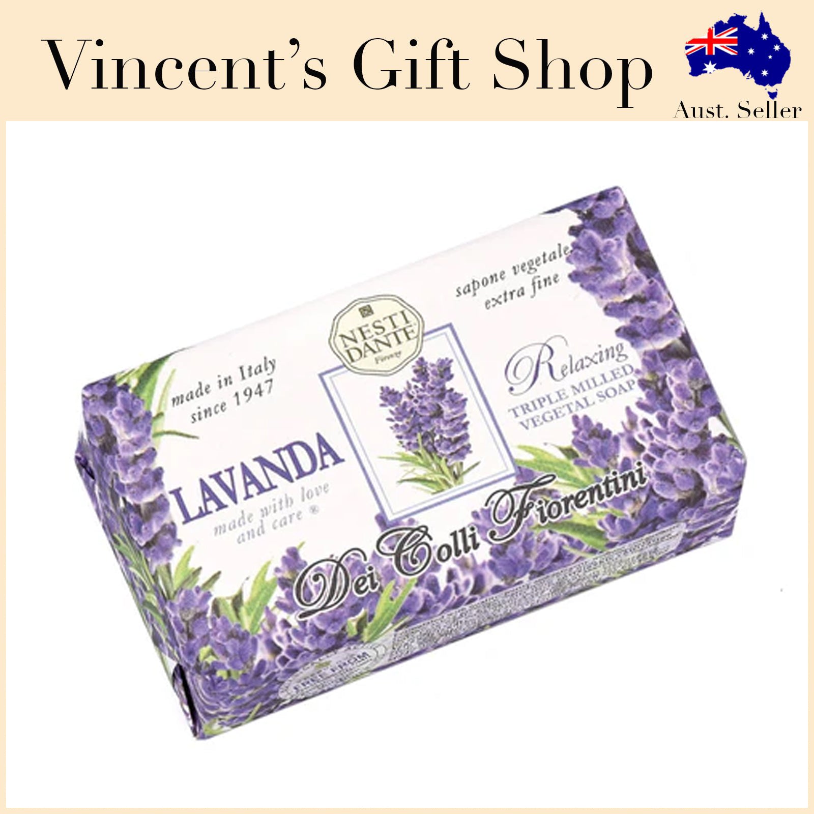 Nesti Dante Fiorentini Tuscan Lavender Soap 250g