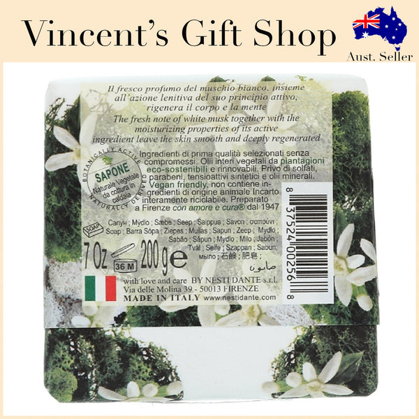 Nesti Dante Muschio Bianco Soap 200g