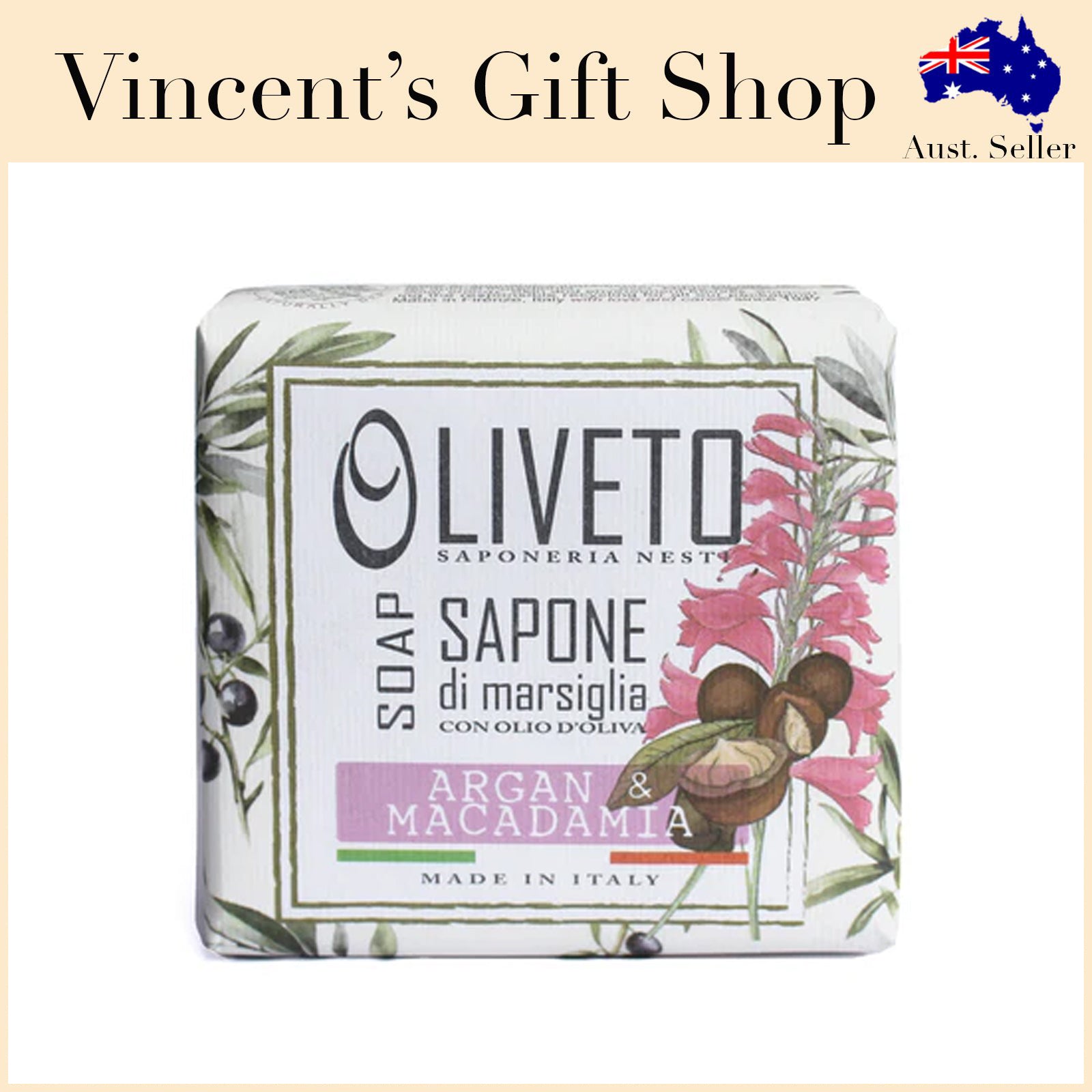 Nesti Dante Oliveto Argan & Macadamia Soap 200g