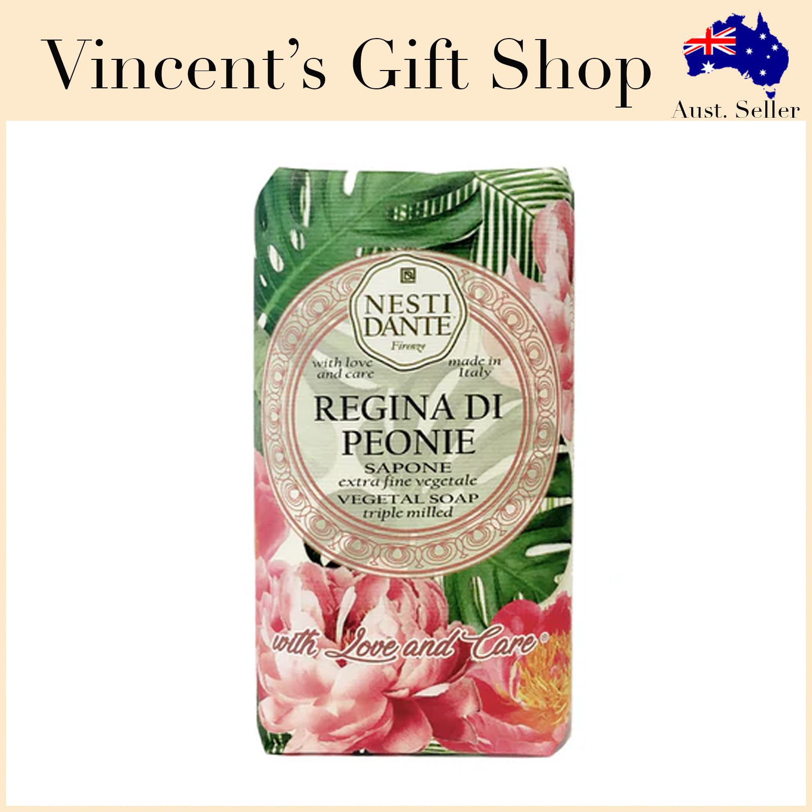 Nesti Dante Regina Di Peonie Soap 250g