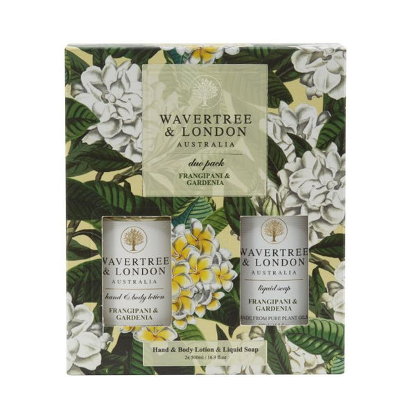 Wavertree & London-DUO HANDWASH AND LOTION GIFT PACK - FRANGIPANI/GARDENIA
