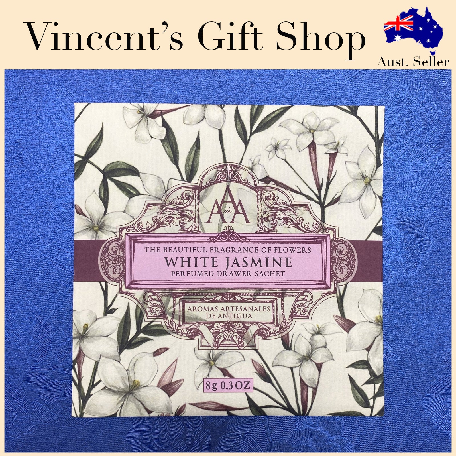 AAA FLORAL WHITE JASMINE DRAWER SCENTED SACHET