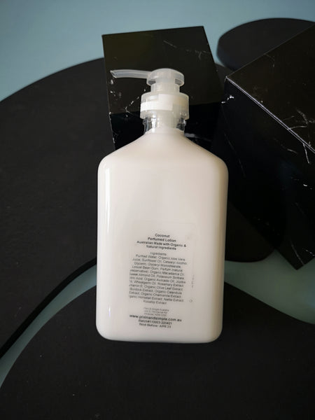Plain and Simple Hamptons -  Coconut Body Lotion Clear