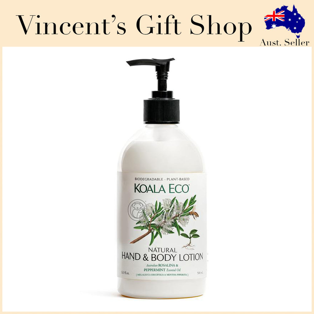 Koala Eco Natural Hand and Body Lotion (Rosalina & Peppermint) –  Vincentsgiftshop