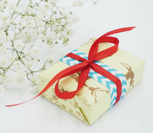 Vanilla Bean Gift Soap With Deer Print