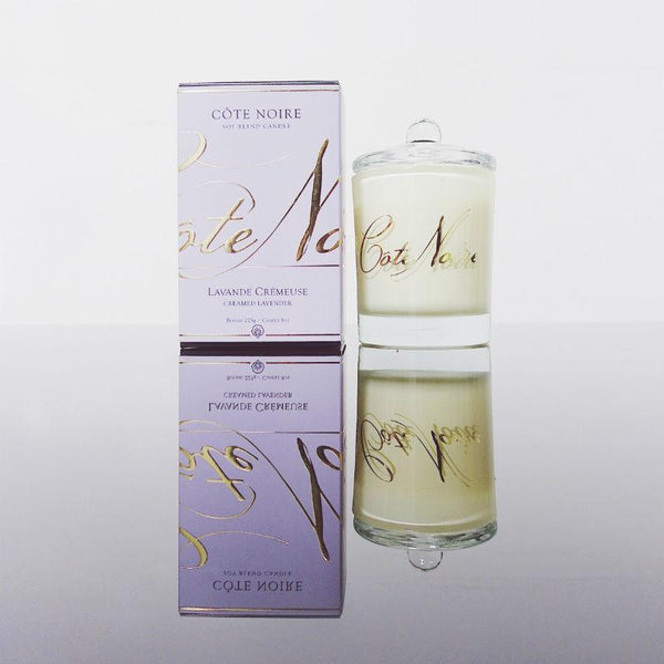 Côte Noire 185g Soy Blend Candle - Creamed Lavender