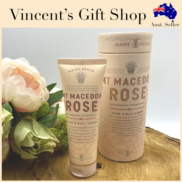Maine Beach Mt Macedon Rose Hand&Nail Creme 100ml