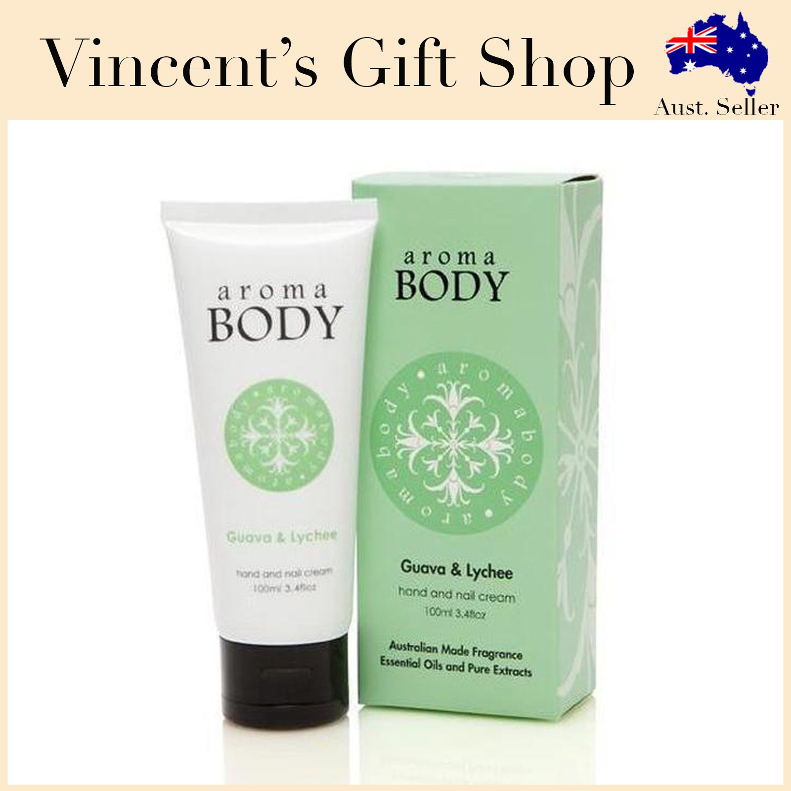 Aromabotanical Guava and Lychee 100mL Hand & Nail Cream