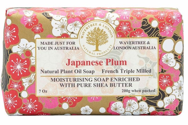 Wavertree & London-JAPANESE PLUM SOAP BAR 200G