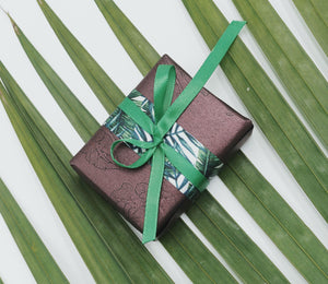 Peony Rose Gift Soap With Green Ribbon