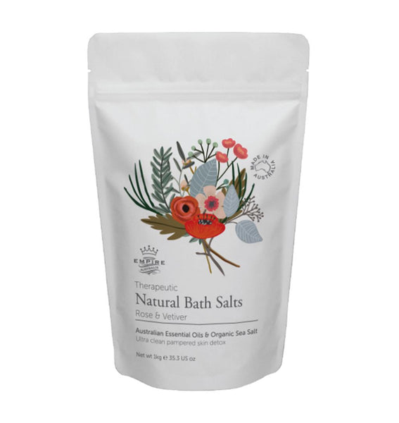 Empire Australia-Rose & Vetiver Bath Salts 1 Kilo