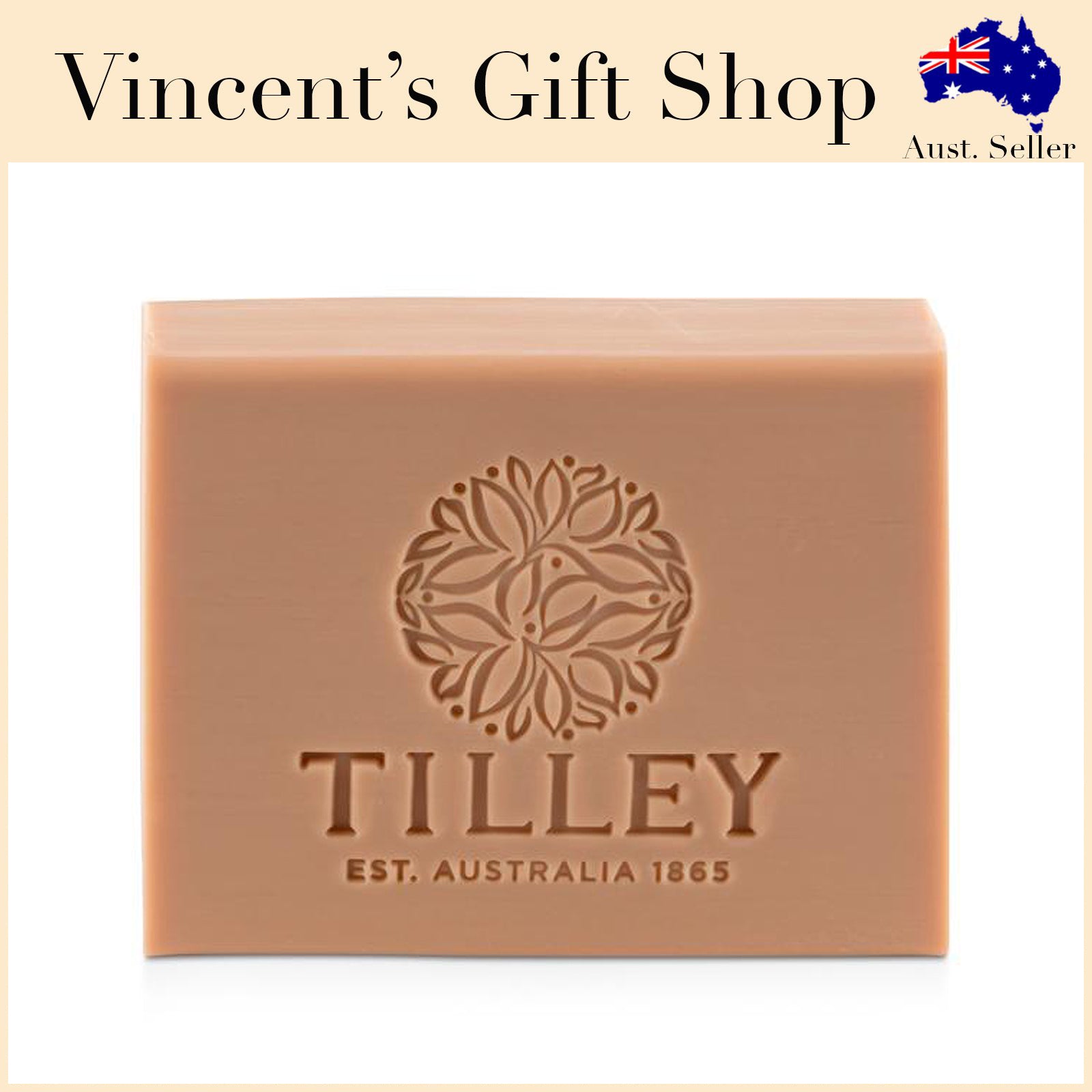 10 Tilley x Vanilla Bean Soap 100g
