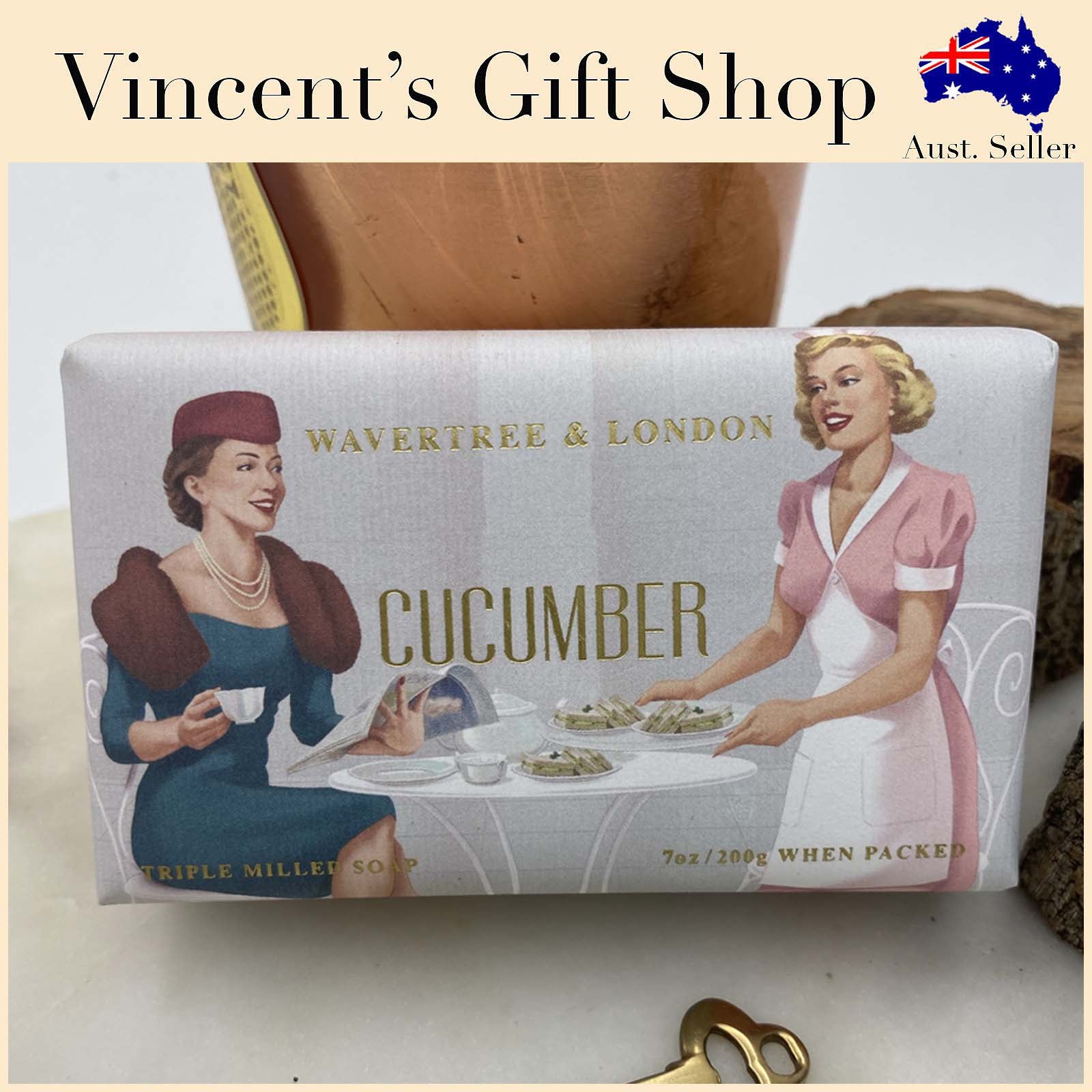 Wavertree & London- Cucumber SOAP BAR 200G