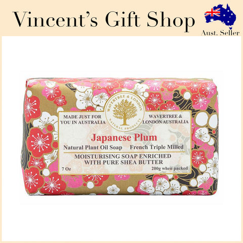 Wavertree & London-JAPANESE PLUM SOAP BAR 200G